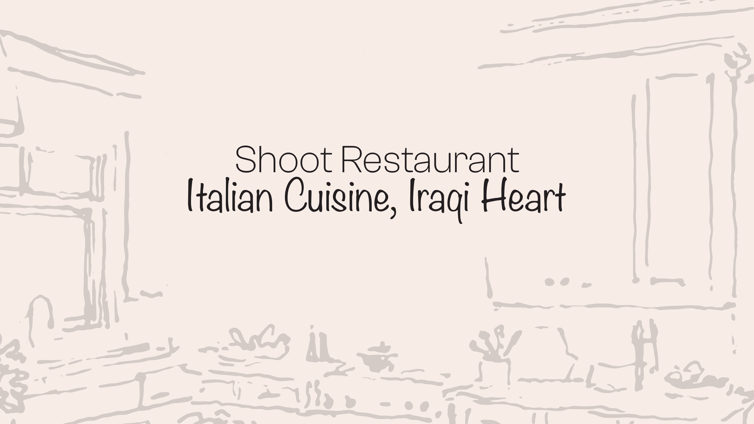 Shoot Restaurant brand guidelines page 02