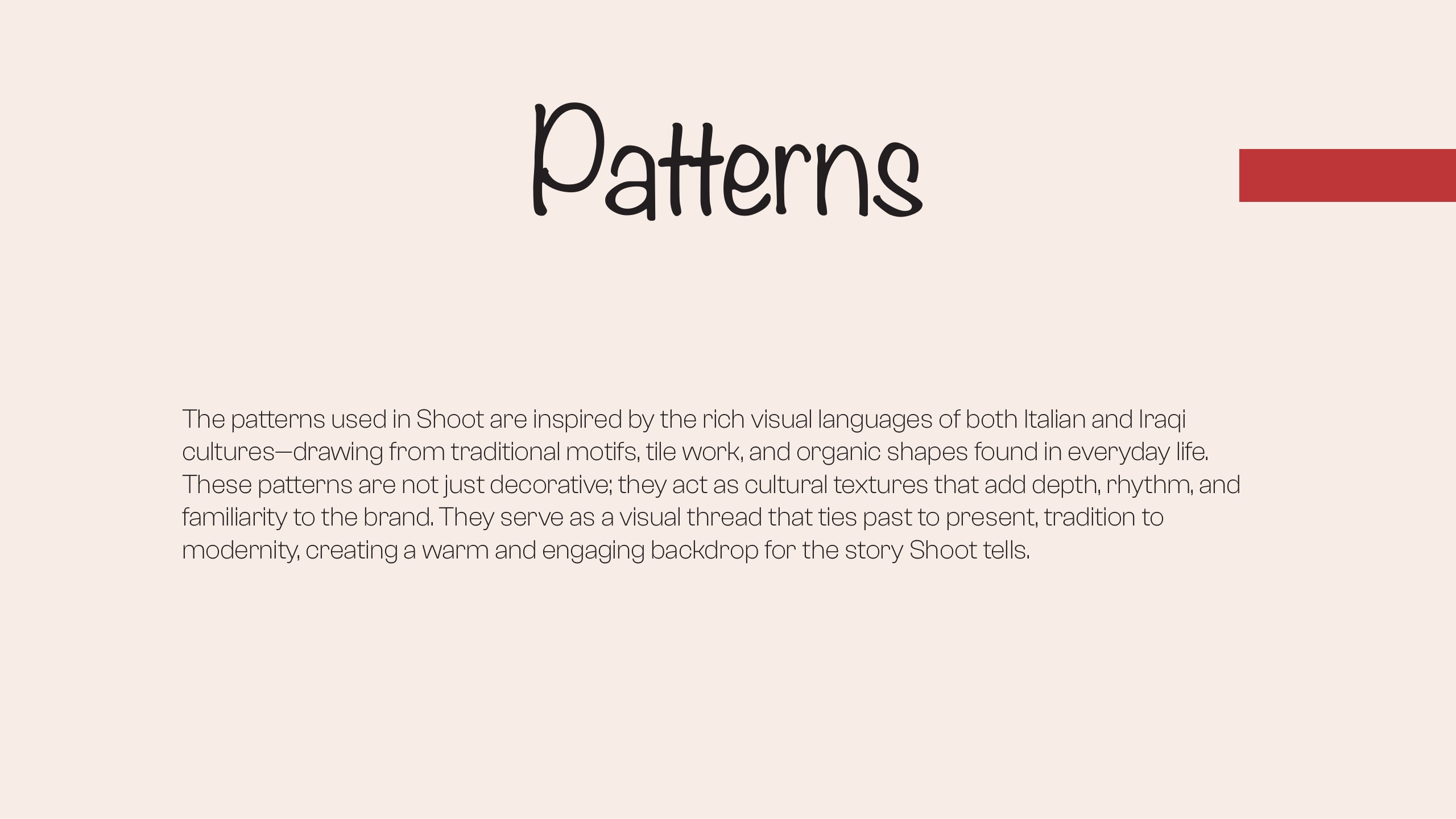 Shoot Restaurant brand guidelines page 09