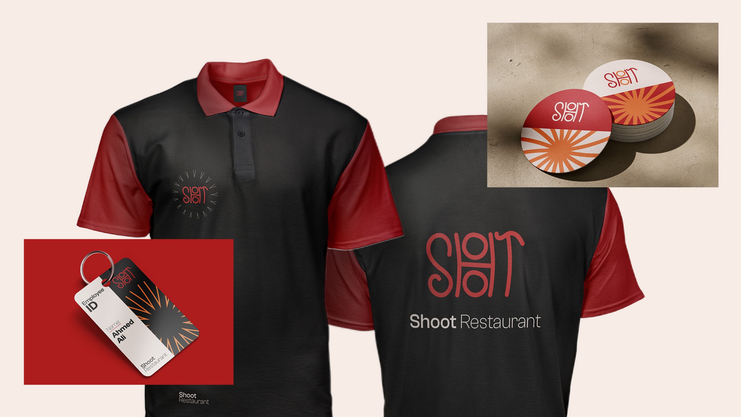 Shoot Restaurant brand guidelines page 16